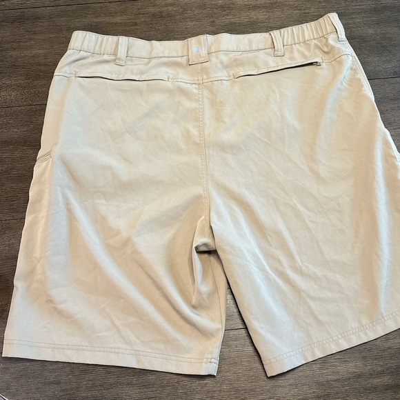 Wrangler Tan‎ Athletic Shorts Lightweight Cotton Blend - Picture 2 of 6